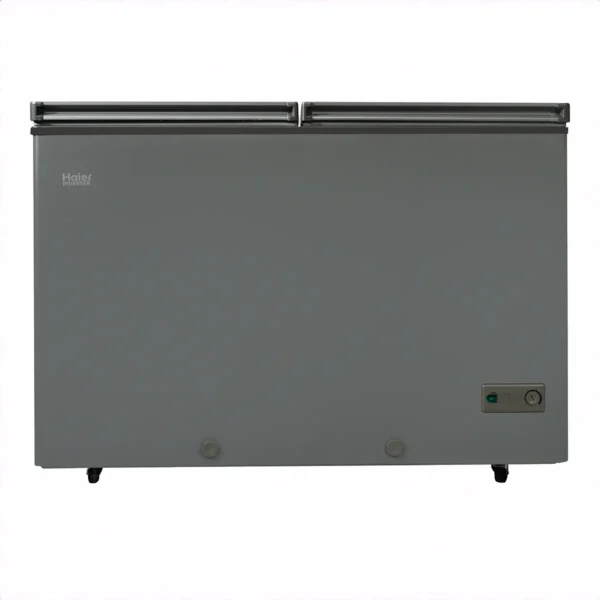 Haier HDF-385 IG, Inverter Deep Freezer (Gray), Energy-Efficient Large Capacity