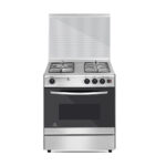 NasGas DG‑327 3‑Burner, Single‑Door Cooking Range, Stainless Steel