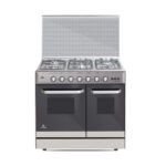 NasGas DG‑534 5‑Burner, Double‑Door Cooking Range, Stainless Steel