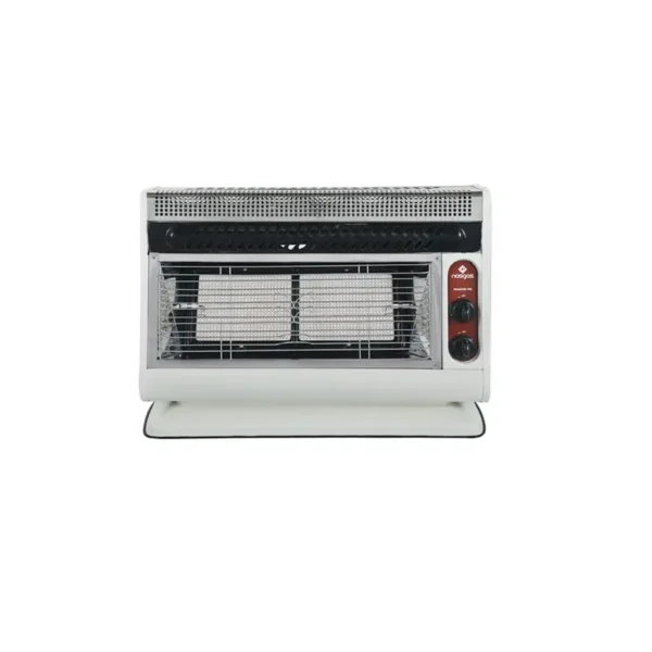 NasGas DG‑793, Gas Room Heater, Double‑Burner, Indoor Heater with Auto‑Ignition & Brass Valve
