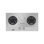 NasGas DG‑SN2, 2‑Burner, Steel‑Top, Built‑In Gas Hob