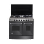 NasGas ECO‑534 5‑Burner, Double‑Door Cooking Range, Stainless Steel
