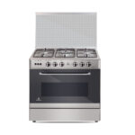 NasGas EXC‑534 5‑Burner, Single‑Door Cooking Range, Stainless Steel