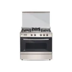 NasGas EXM‑334 3‑Burner, Single‑Door Stainless Steel Cooking Range