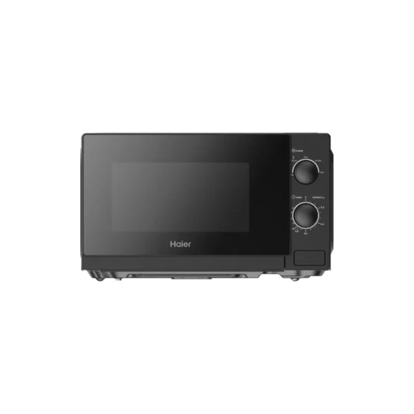 Haier HMW-20MPB 20 L Solo Microwave Oven – 700W, 5 Power Levels, Speed & Weight Defrost