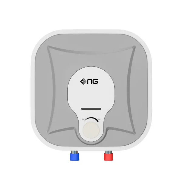 NasGas SEM-100 10Liter Semi-Instant Electric Water Heater, Compact & Safe Shower Geyser