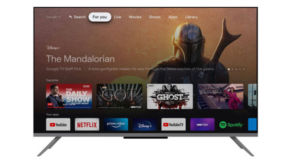 Skyworth 50G6600G 50″, 4K UHD Google TV, Smart UHD LED TV with HDR10 & Dolby Audio