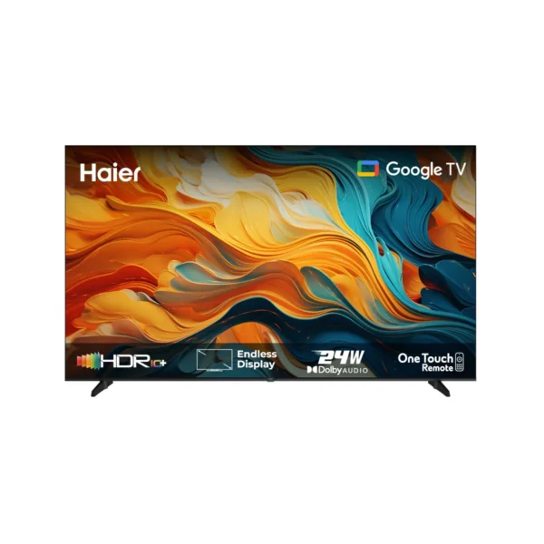 Haier H32K85FX 32″, Bezel-Less Google LED TV, HD Smart TV with HDR10 & Dolby Audio
