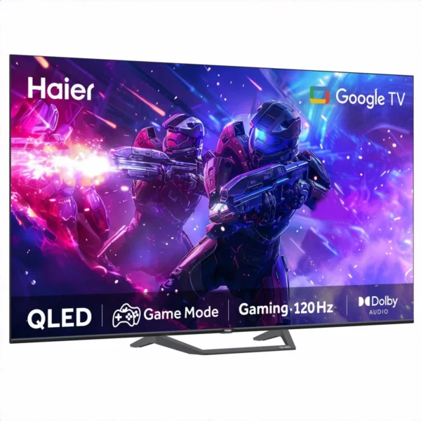 Haier 75 Inch H75S81EUX 4K QLED Google Smart TV – Ultra HD Cinematic Experience