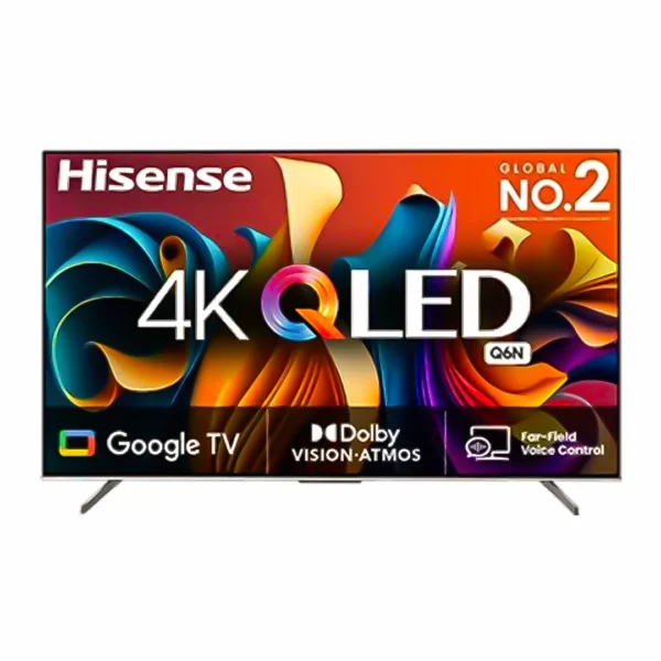 Hisense 100Q6N 75″ QLED 4K UHD Smart TV, Google TV, Dolby Vision & Atmos