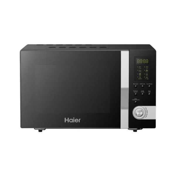 Haier HMN-32100BEGB 32L Microwave Oven, Premium Black Glass & Digital Cooking Control