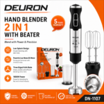 Deuron 1107 Hand Blender – Silver - Image 3
