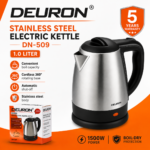 Deuron 509 Electric Kettle – Silver - Image 2