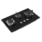 Haier HCC-6321DGG-L Gas Hob – Black - Image 3